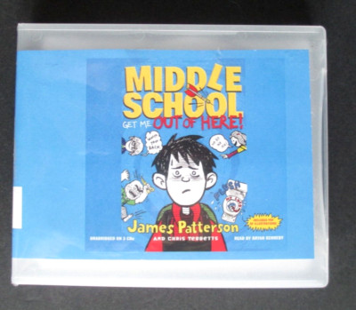 James Patterson .. MIDDLE SCHOOL: Get Me out of Here - CD Audiobook