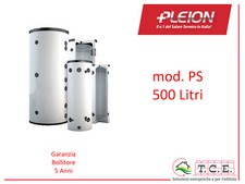 Accumulo Puffer ( Senza Scambiatori ) -  PLEION mod PS - 500 Litri