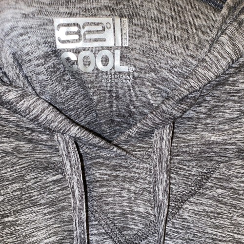 32 Degrees Women's Cool Long-Sleeve Hooded T-Shirt Gray Size XXL NWT - Picture 4 of 7