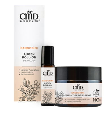 CMD Sandorini Pflegeset Augen Roll On & Feuchtigkeitscreme