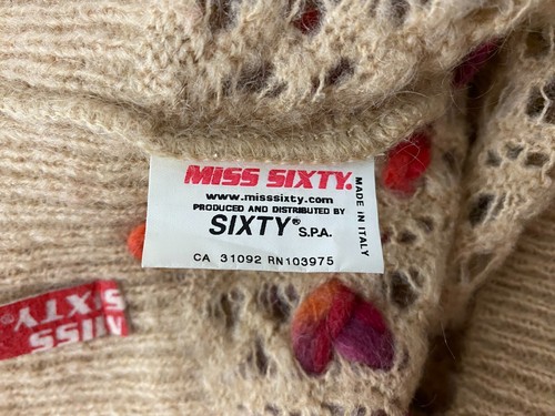 Miss Sixty Women's Cardigan 40%Acrylic 30%Mohair 15%Nylon 15%Elite Size S - Picture 6 of 7