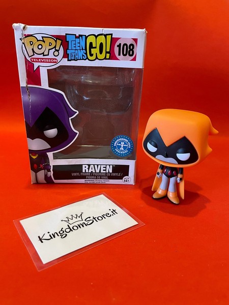 Funko Pop! Tv - Teen Titans Go! - Raven (Orange Limited) Vinyl Figure 10Cm-image