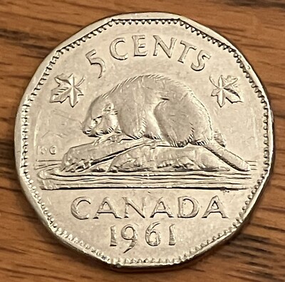 1961 Canada 5 cents nickel coin **75% off combined shipping** | eBay