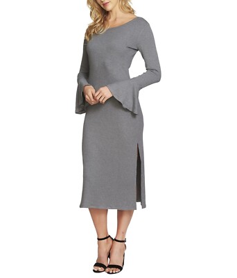open lace back dress Wren Ribbed Midi Dress main image 0