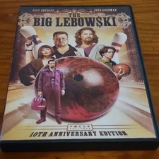 The Big Lebowski DVD (Used) The 10th Anniversary  Jeff Bridges John Goodman 2...