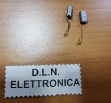  1 PAIO SPAZZOLE DI CARBONIO SEGHETTI TRAPANI ELETTRICO 6x10x15mm RICAMBI
