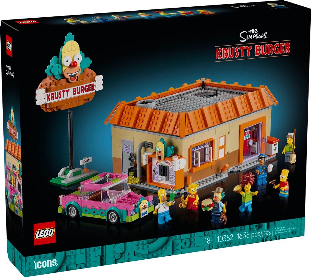 Lego 10352 The Simpsons Krusty Burger New Sealed | eBay