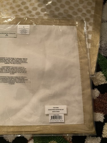 Mackenzie-Childs SWEETBRIAR BIG (MEDIUM) DOT Placemats 1 Set Of 2. NIP. - Picture 18 of 22
