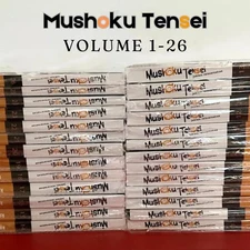 Mushoku Tensei Jobless Reincarnation (Light Novel) Vol. 1-26 English Version