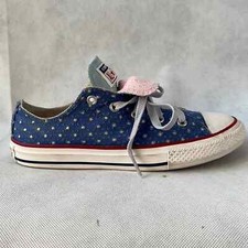 Converse Double Tongue Perforated Chuck Taylors Size 3