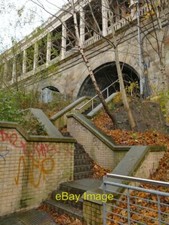 Photo 6x4 Steps under the High Level Bridge Newcastle upon Tyne The point c2021