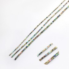 Abalone Guitar Binding 8x Guitar Abalone Shell Strip Binding - 400mm Flexible Purfling Inlay For Instrument Making Traveler Guitar Bass Guitars