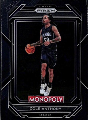 2022-23 Panini Prizm Monopoly Cole Anthony #64 Orlando Magic