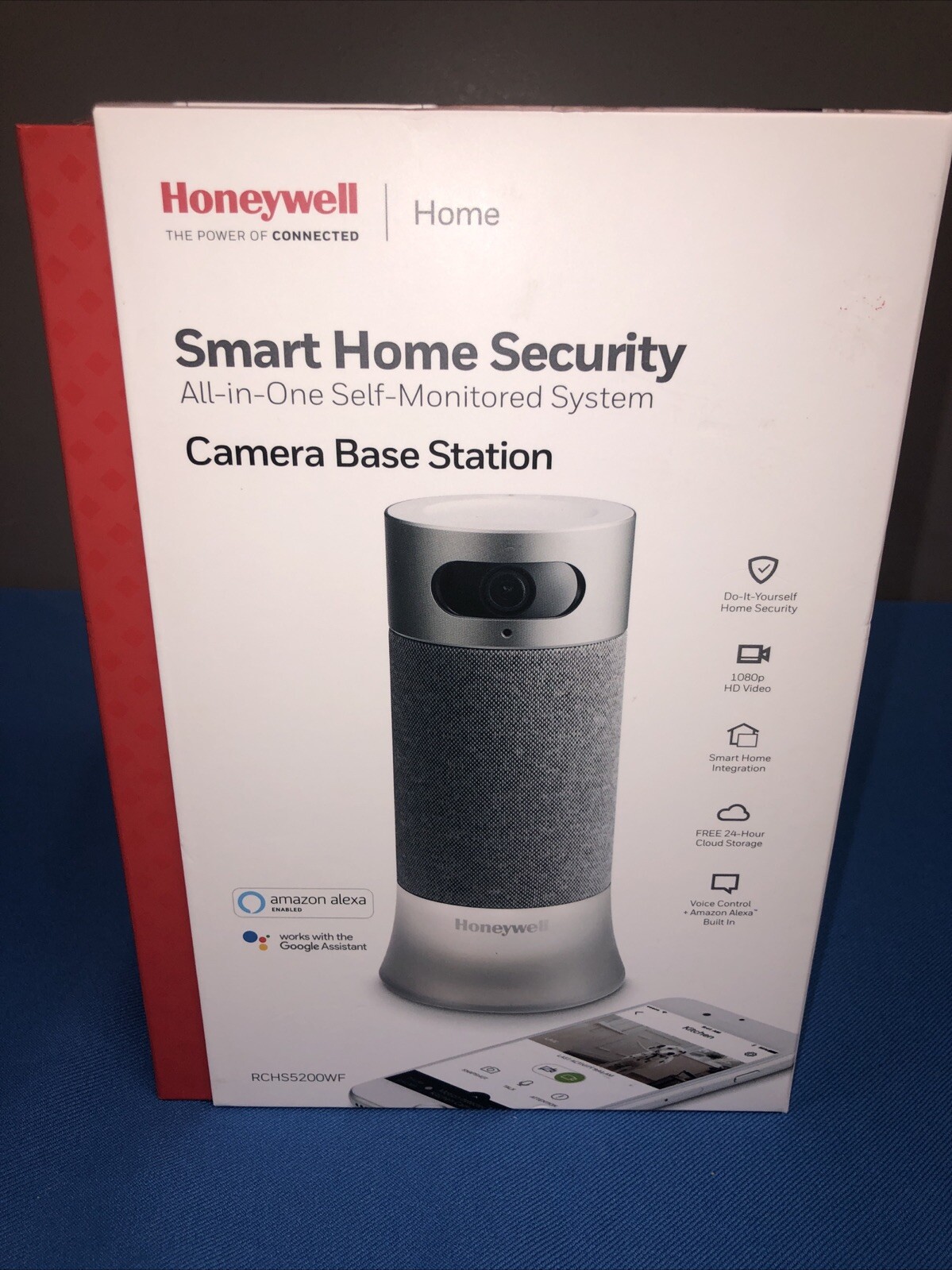 Honeywell Home RCHS5200WF Smart Security Camera Base Station for Enhanced Home Safety and Connectivity