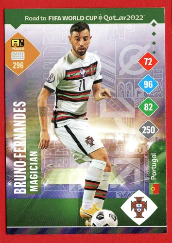 ROAD TO QATAR 2022 -Adrenalyn Panini- Card MAGICIAN 296 - FERNANDES - PORTUGAL