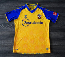 SOUTHAMPTON FC HUMMEL 2021-22 AWAY SHIRT FOOTBALL JERSEY SHORT SLEEVE MENS SMALL
