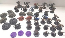 Huge Lot Of 43 Miniatures Wizards DND Tabletop Game Figures Captain Barbarian