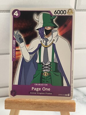 One Piece Card Game TCG Page One ST04-012
