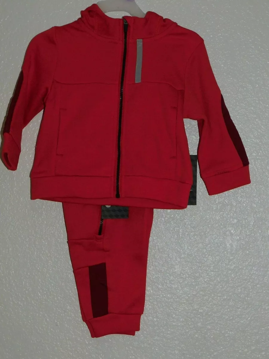 Boys red sweatsuit sales