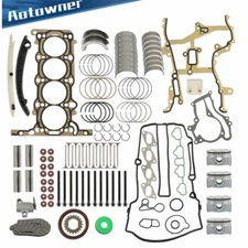 Engine Overhaul Rebuild Kit & Timing Chain Set For 2011-16 Buick Chevrolet 1.4L