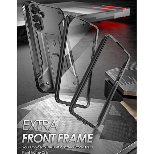 For Galaxy S23 FE Phone Case Shockproof Cover Screen Protector Kickstand Black - Photo 4 sur 6