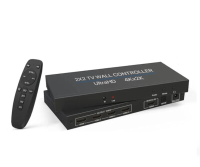 2X2 HD Multimedia Video Image Processor Screen Splicing 1080P Wall Controller