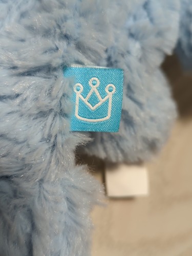 Manhattan Toy blue ribbed teddy bear baby security blanket red scarf teether - Picture 5 of 13