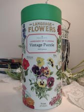 Cavallini Co - 1000 Piece Puzzle - Language Of Flowers Vintage