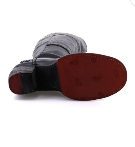 Botas Bed Stu Kennice Patchwork Talla 8 Negras Rústicas Nuevas en Caja - Imagen 6 de 7