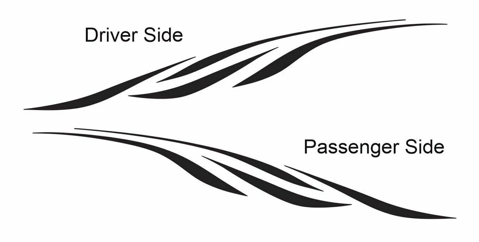 Calcomanía Rush 3M Vinilo Toyota Highlander SUV Gráfico Adhesivo Raya 2013-2017 Foto 4 de 4