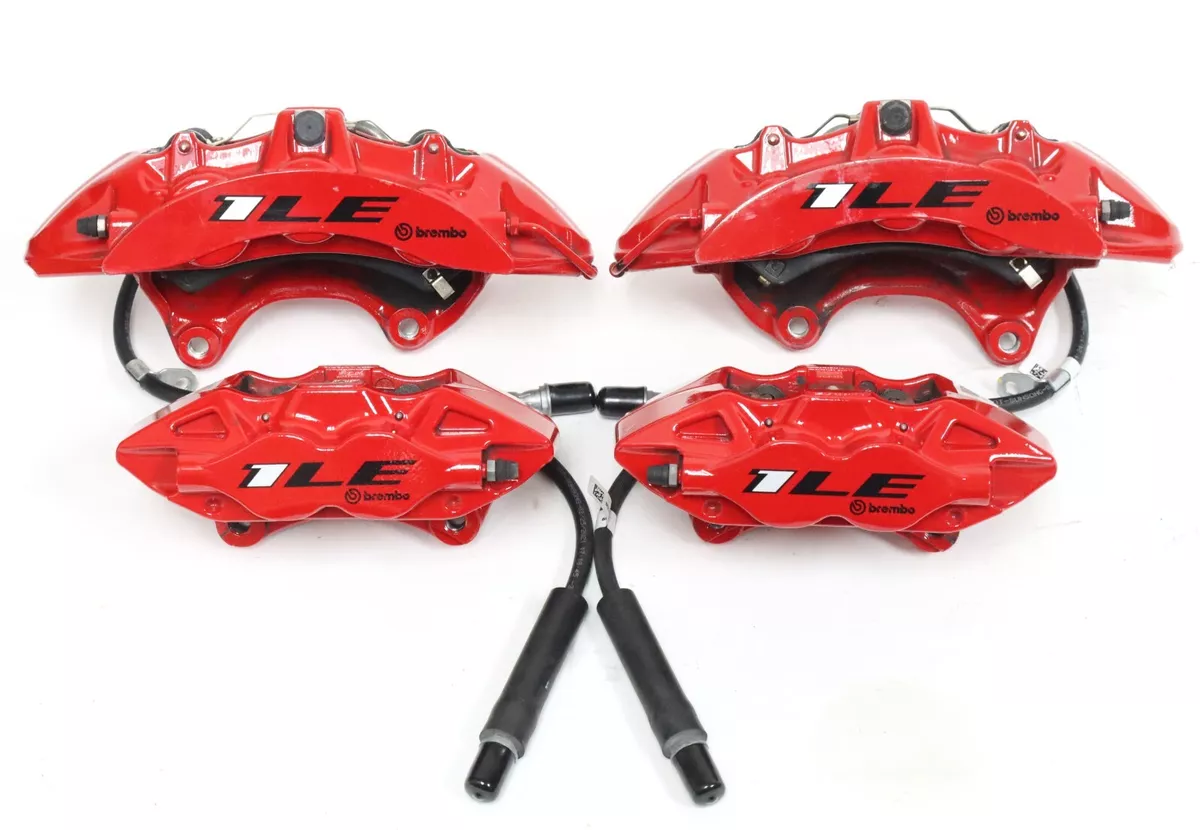 2021 Camaro SS 1LE Front Rear Red BREMBO Brake Calipers Brake