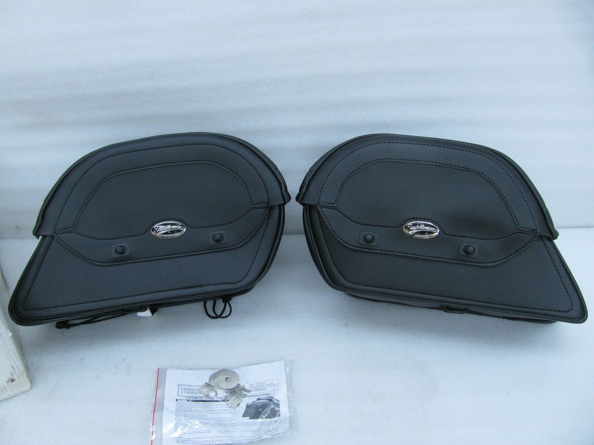 New Saddlemen Express Saddlebags 3501-0438 Harley Dyna Softail