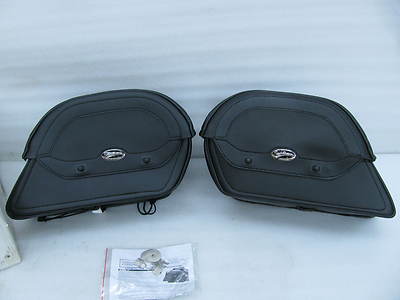 New Saddlemen Express Saddlebags 3501-0438 Harley Dyna Softail