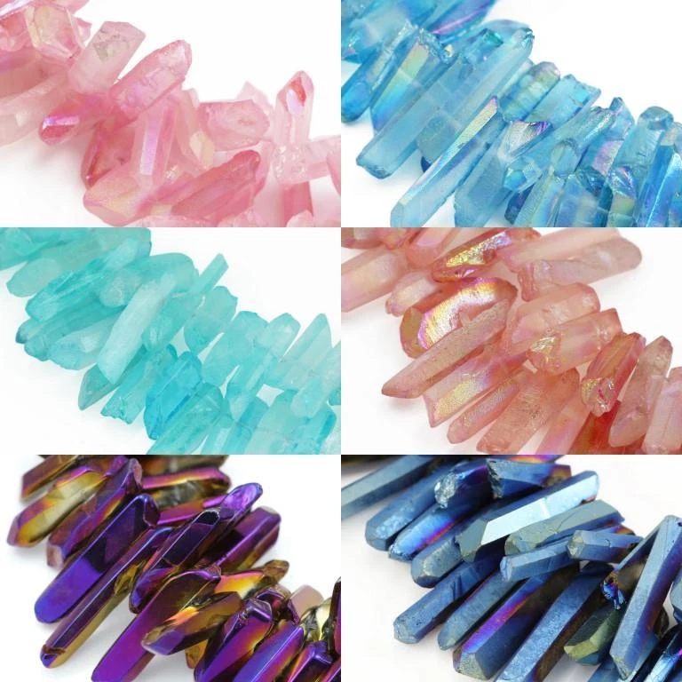 Raw gemstone deals beads
