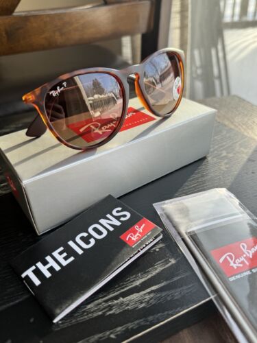 New Ray-Ban RB4171 Erika tortoise Matte 54mm Sunglasses