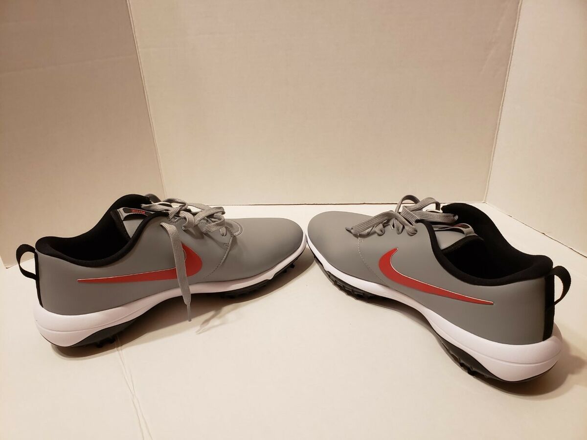 Nike Roshe G Tour Golf Shoes Particle GREY/RED/WHITE Men's Nike Roshe G Tour Golf Shoes Particle GREY/RED/WHITE Men's
