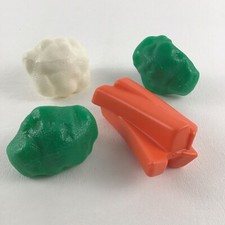 Little Tikes Vintage Pretend Play Food Healthy Vegetables Broccoli Carrots 80s
