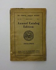 1922-23 The Tuskegee Institute ~ Annual Catalog, BOOKER T. WASHINGTON, Scarce