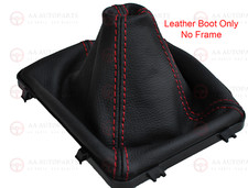 Manual Gear Shift Boot Leather Red Stitch Holden Commodore VY VZ V6 V8 SV6 SS