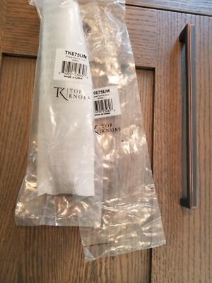 Top Knobs TK675UM 9'' C-C Cabinet 9.5'' Pull Handle Umbrio Finish-New! 2 available