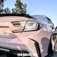 LED Tail Lights for 2018-2022 Honda Accord Sedan 10th Gen Brake Light Clear Lens