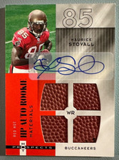 MAURICE STOVALL 2006 Hot Prospects Red Hot Rookie Autograph Materials 85/99