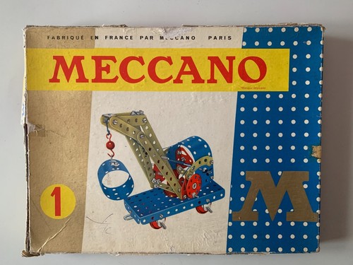 Ancienne Boîte MECCANO N°5 – Jeu De Construction Vintage