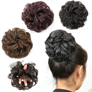 Synthetic Curly Hair Flexible Scrunchie Elastic Rubber Band