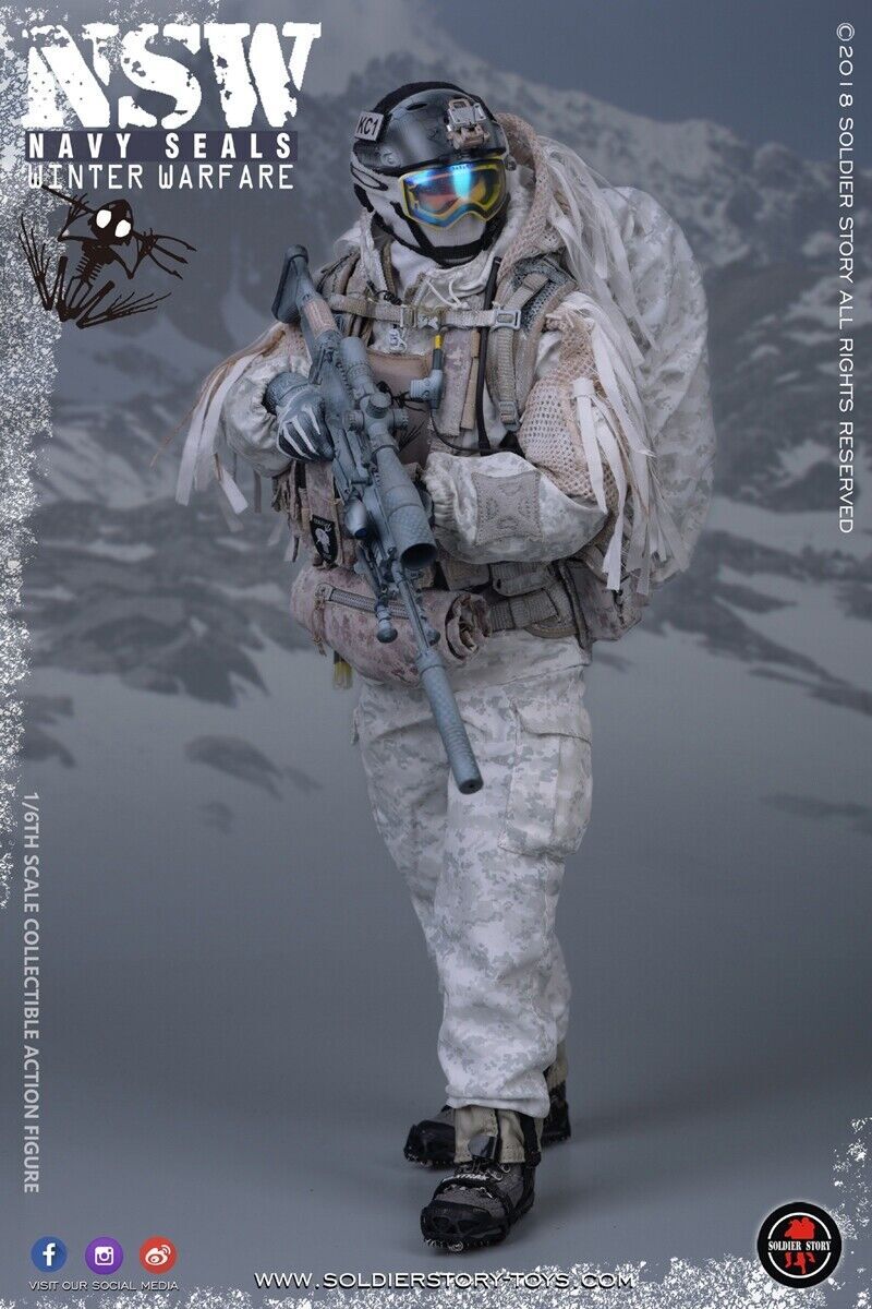 SOLDIER STORY SS109 NSW NAVY SEALS WINTER WARFARE “MARKSMAN” 1/6