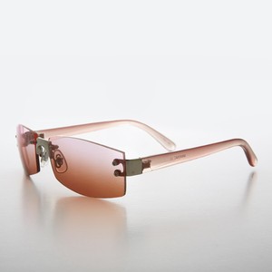90s rimless sunglasses