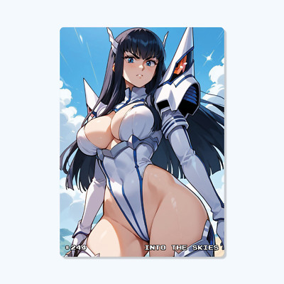 Waifu Card, #244 Into the skies, Holographic, TCG