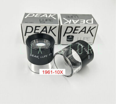 Handheld magnifier 10 times cylinder HD eyepiece for PEAKLUPE1961-10X #D7*