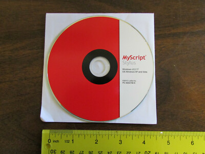 eBeam MyScript Stylus Software on CD Windows V3.0.17 XP & Vista New 
