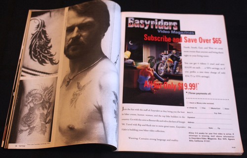 1991 TATTOO MAGAZIN #24 + POSTER Vintage SEPULTURA Skin Art EASYRIDERS - Bild 6 von 15